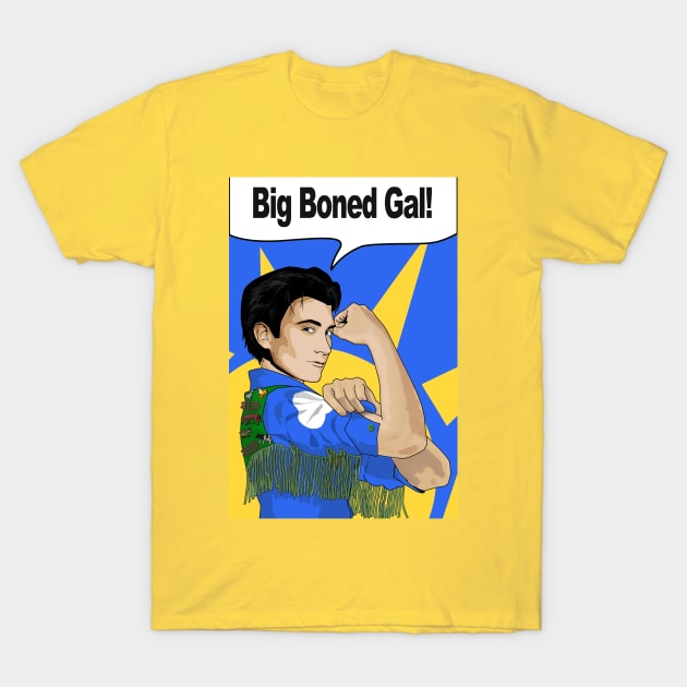 Big Boned Gal T-Shirt by Boogiebus